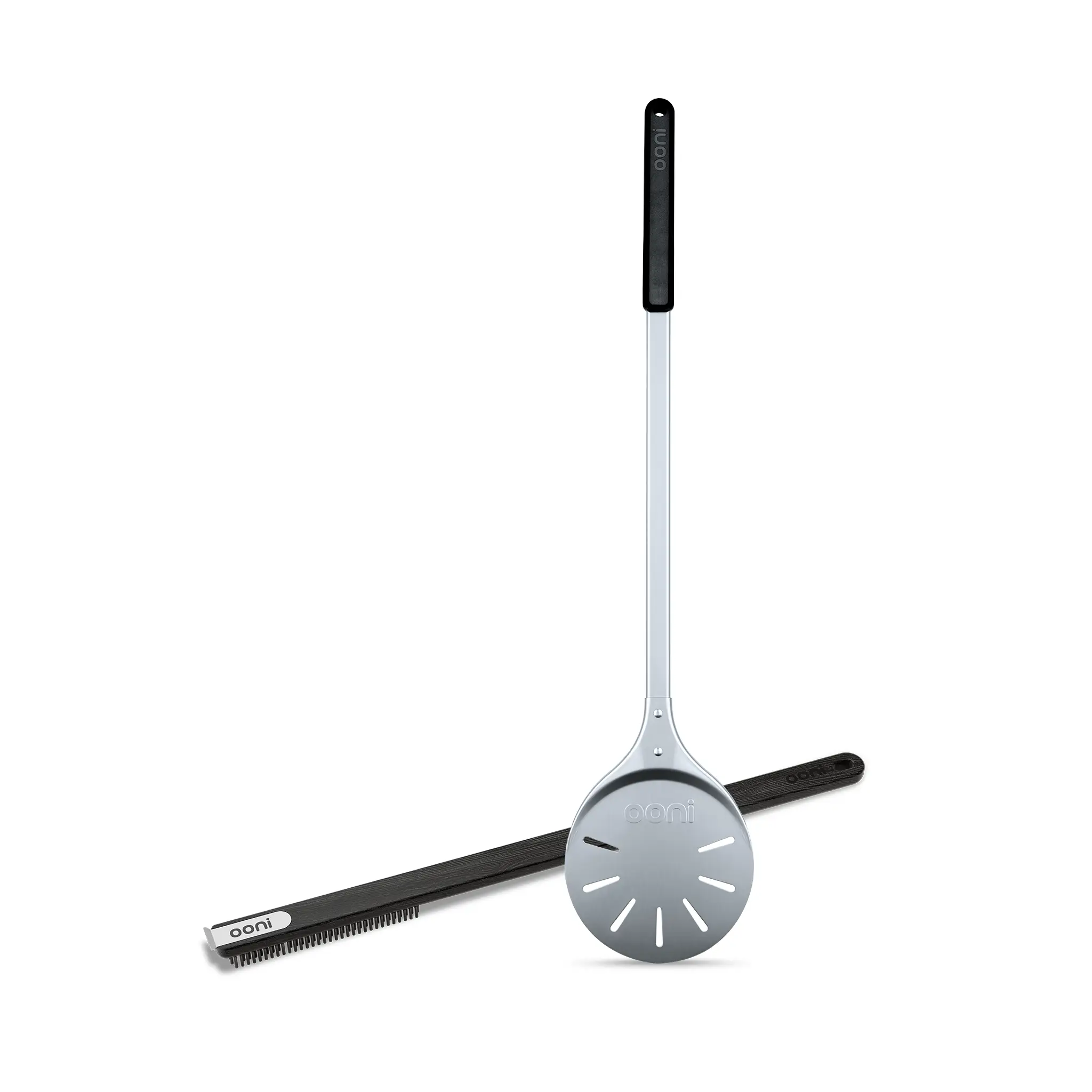 Ooni Pizza Oven Brush and Turning Peel Bundle 1 Ooni Pizza Oven Brush and Turning Peel Bundle
