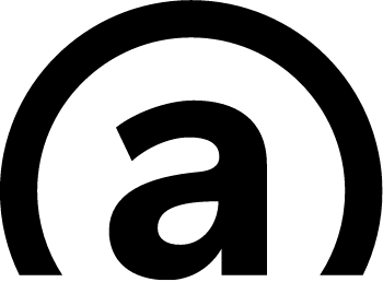 black solid circle white bg